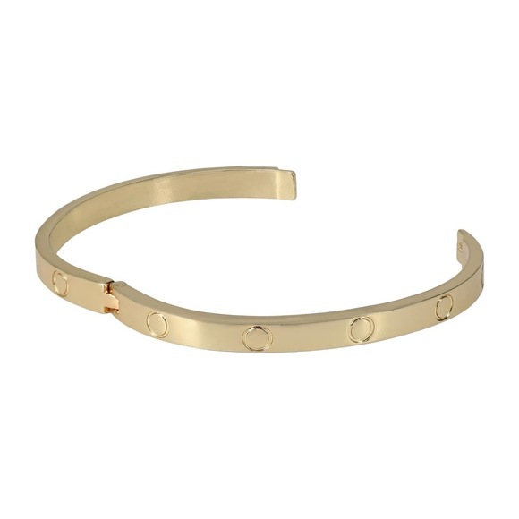 Gold Love Bangle Bracelet - Picture 2 of 3